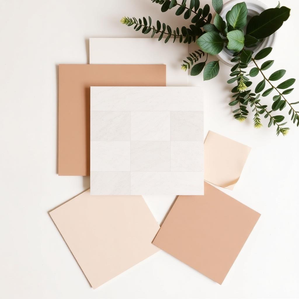 Tile and paint samples